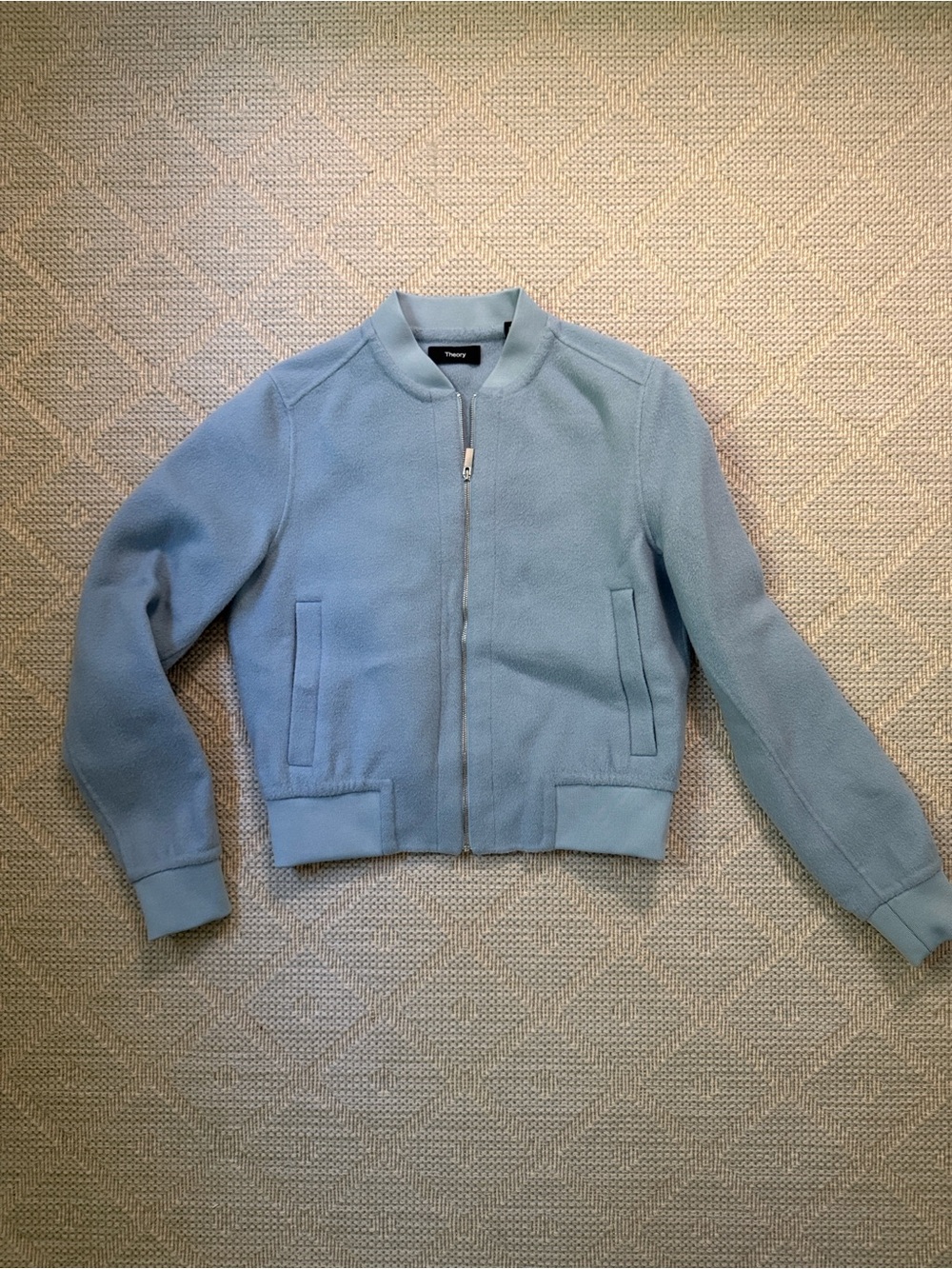 Theory Powder Blue Women's Bomber Jacket